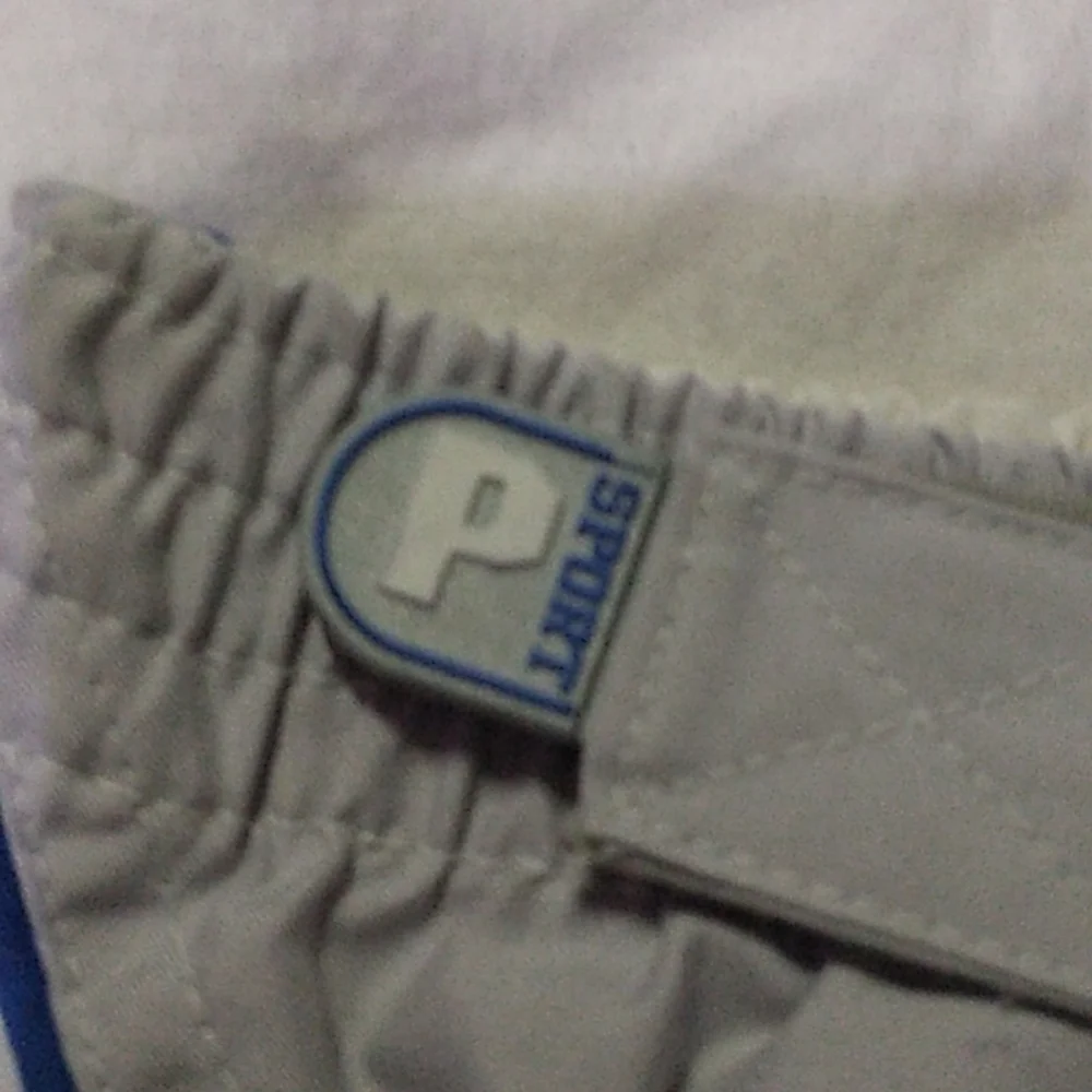 U.S. Polo Assn. Boy's Swimming Trunks.  Size 2T. Gray and Blue.